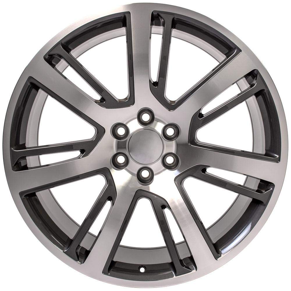 CA88-24100-6550-31MG OE Wheels 24" Replica Wheel CA88 Fits Cadillac Escalade Rim 24x10 Machined Wheel