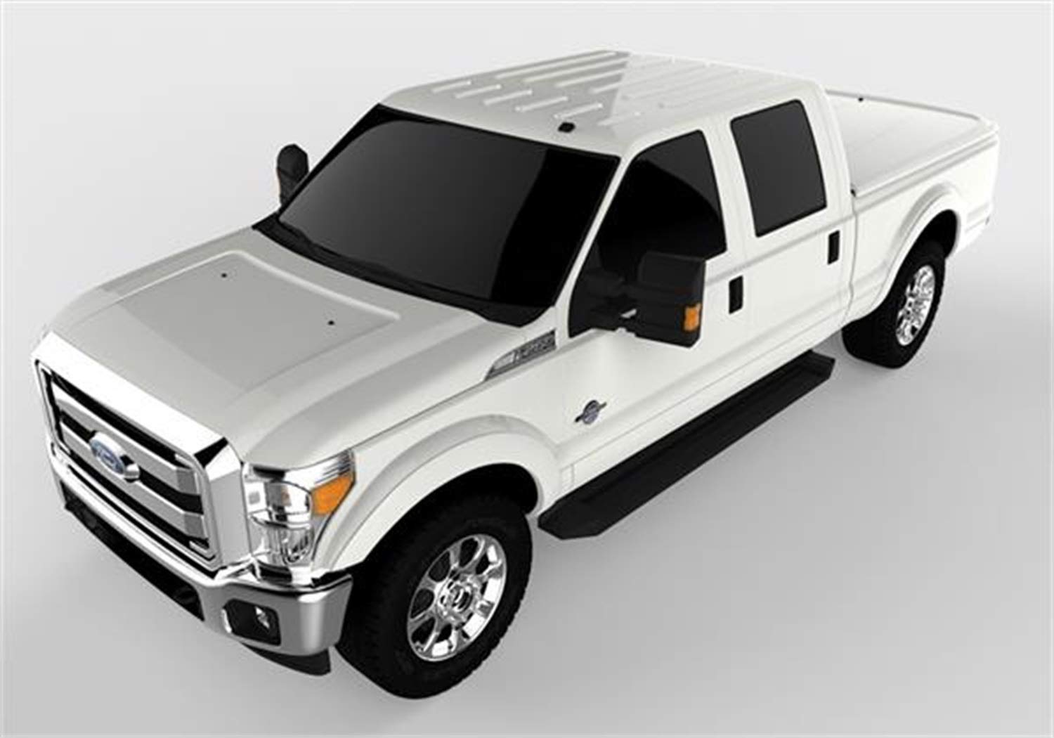 UnderCover RealTruck Lux One-Piece Truck Bed Tonneau Cover | UC2126L-Z1 | Fits 2008 - 2016 Ford F-250/F-350 Super Duty (Z1- Oxford White) 6' 10" Bed (81.9")