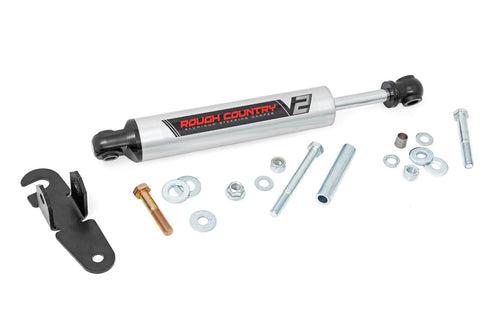 Rough Country V2 Steering Stabilizer for 2500/3500HD 16-24 Chevy/GMC - 8730170