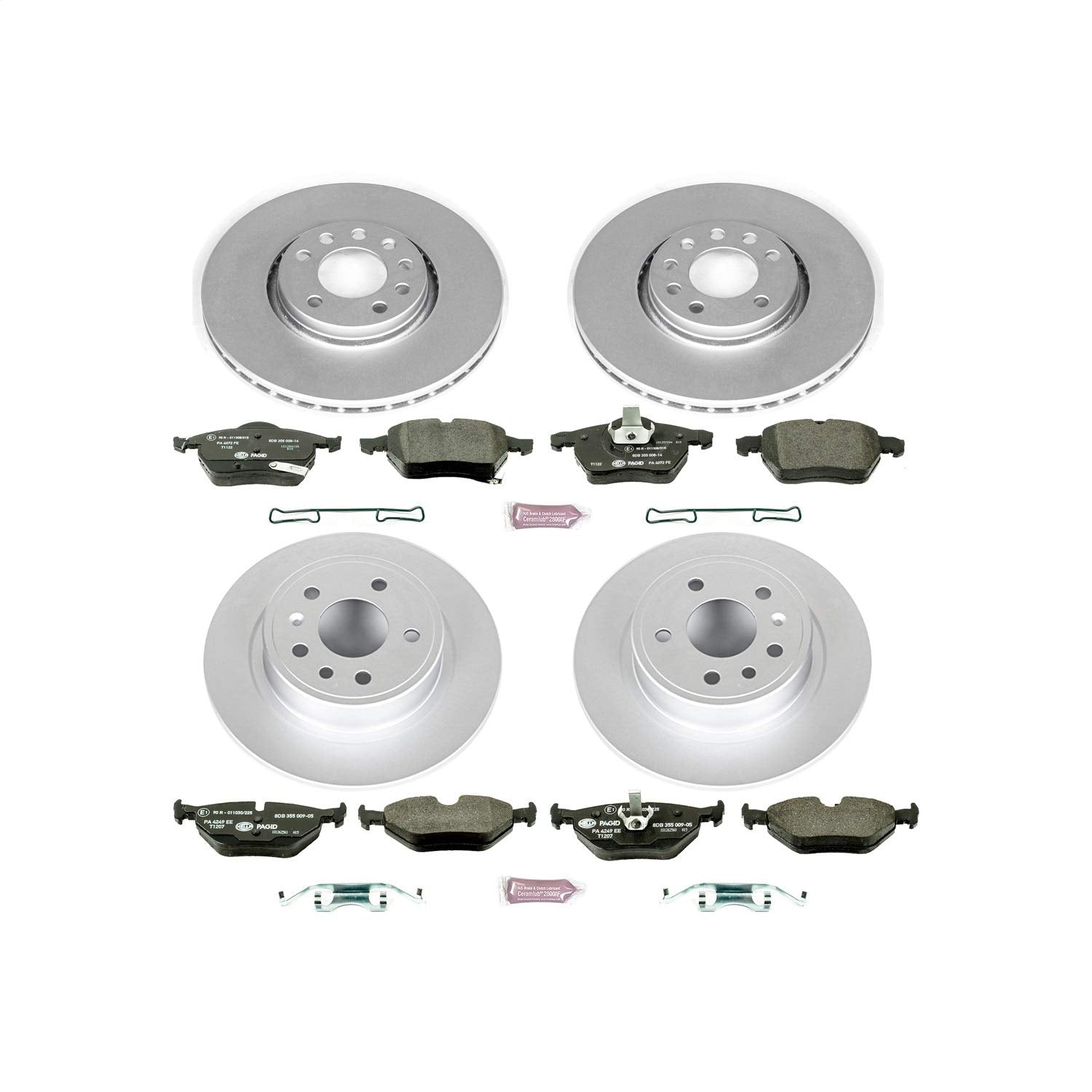 Euro-Stop Brake Kit Power Stop ESK4372 For Saab 9-5 1999 [Model Specific]