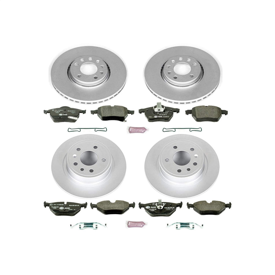 Euro-Stop Brake Kit Power Stop ESK4372 For Saab 9-5 1999 [Model Specific]