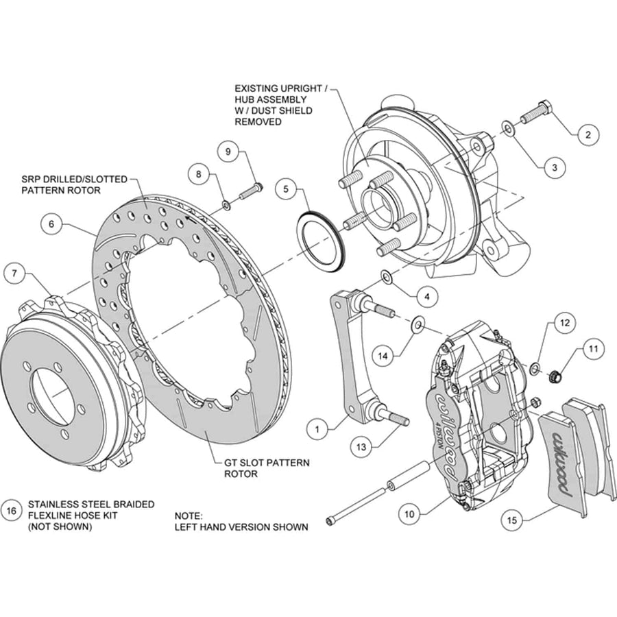 Rear FNSL4R Kit,12.88"