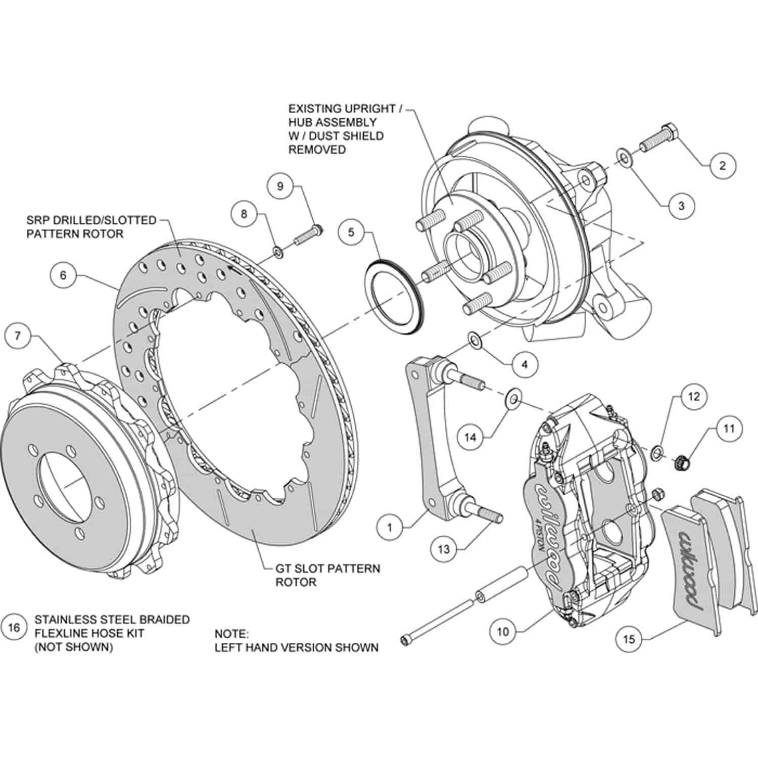 Rear FNSL4R Kit,12.88"