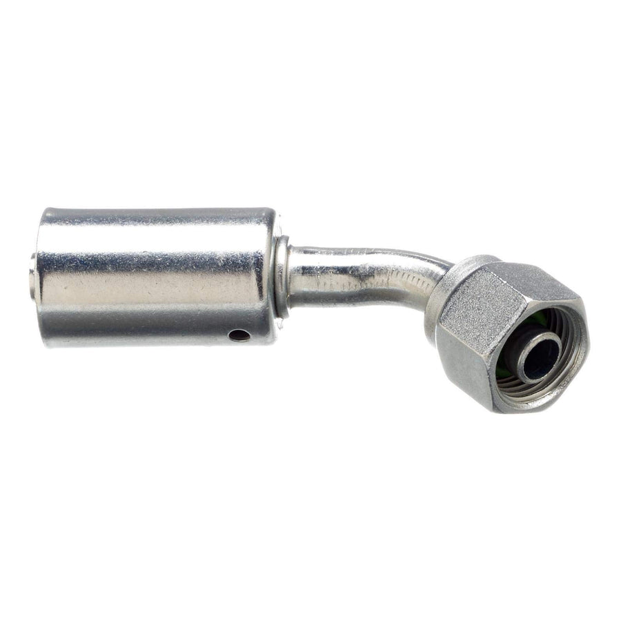 Gates Female G45591-1008 SAE Tube O Ring Nut Swivel 45 Bent Tube Aluminum (Polar Seal ACA)