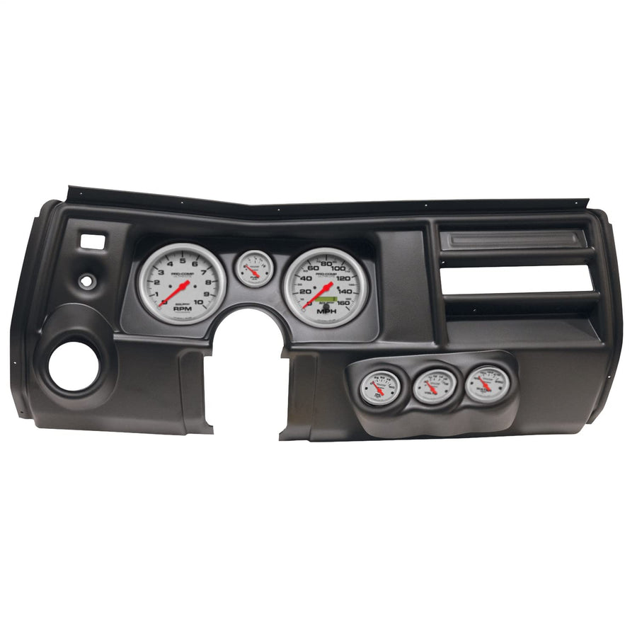 AutoMeter Dash Kit Direct Fit, (5" X2, 2 1/16" X4), Chevy Chevelle Vent 69, Ultra-Lite (2911-13)
