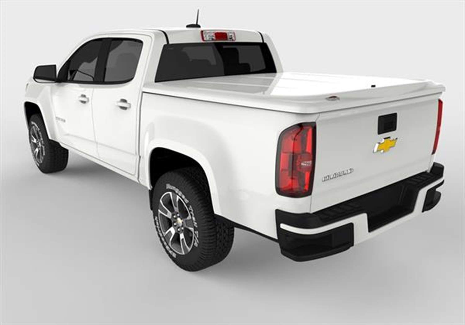 UnderCover RealTruck Lux One-Piece Truck Bed Tonneau Cover | UC1156L-GAZ | Fits 2015 - 2022 Chevy/GMC Colorado/Canyon GAZ(WA824) - Summit White 5' 3" Bed (62.7")