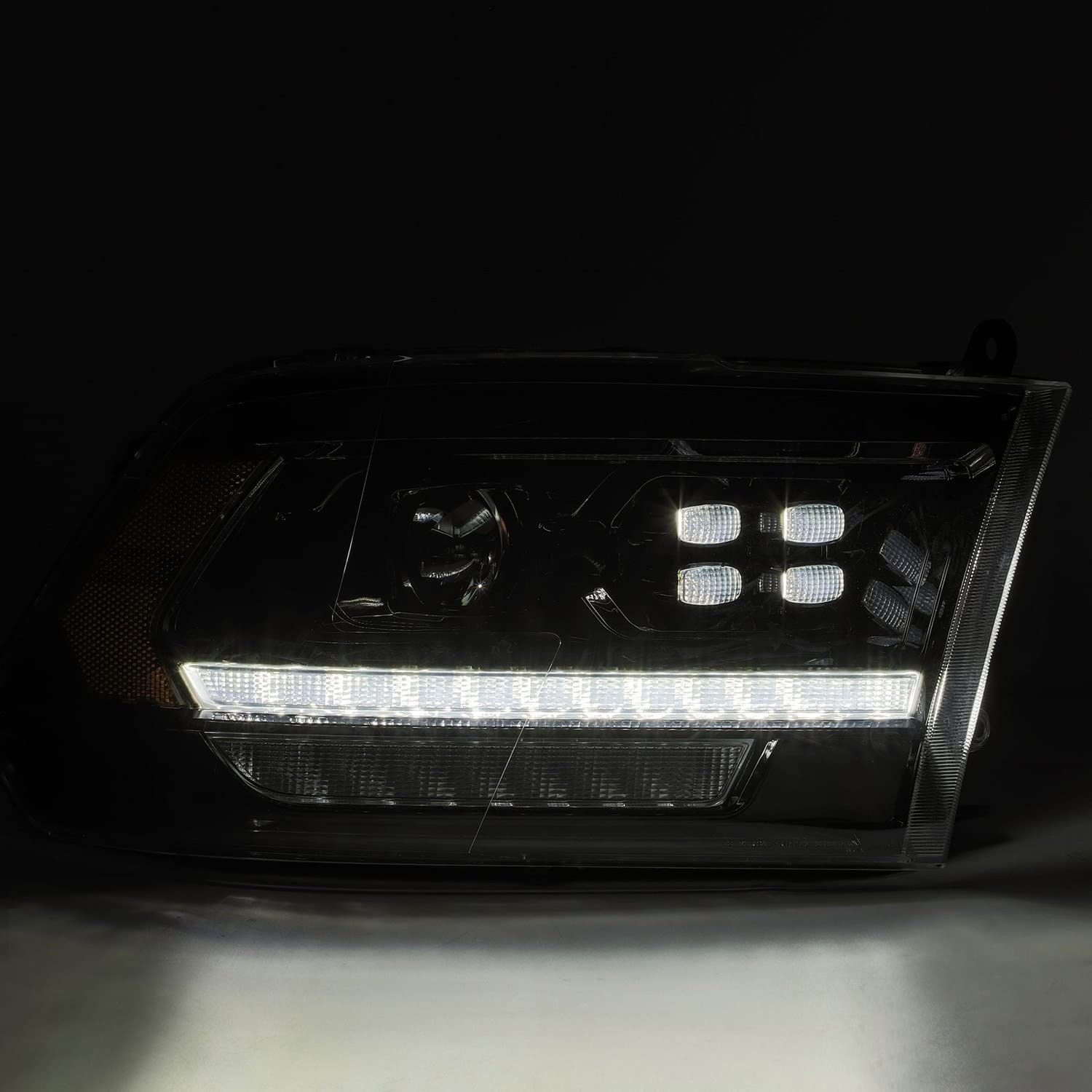 880526 AlphaRex USA Projector LED Headlights fits Dodge Ram 2500