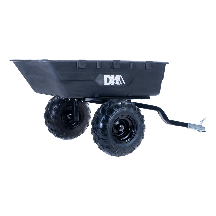 1100 lb. Poly Utility Trailer DK2 | MMTATV | 3.85 x 5.35-ft | Built for ATV Use | 1100 lb. Payload Capacity Poly Bucket & Steel Frame | 2” Ball/Coupler Size | 18” Tires