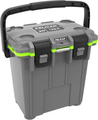 20 Quart Pelican Elite Cooler (Dark Grey/Green)