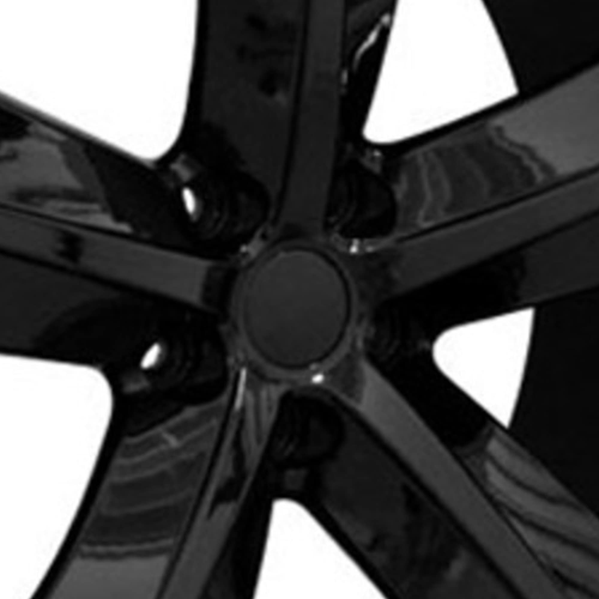 Black Wheel Painted OE Wheels LLC DG05-20090-5115-20B (20 x 9. inches /5 x 115 mm, 20 mm Offset)