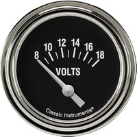2 5/8" Volt Gauge HR230SLF Hot Rod