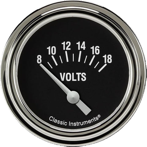 2 5/8" Volt Gauge HR230SLF Hot Rod