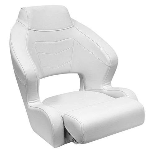 Wise BAJA XL 3338-784 Bucket Seat with Flip Up Bolster, Brite White