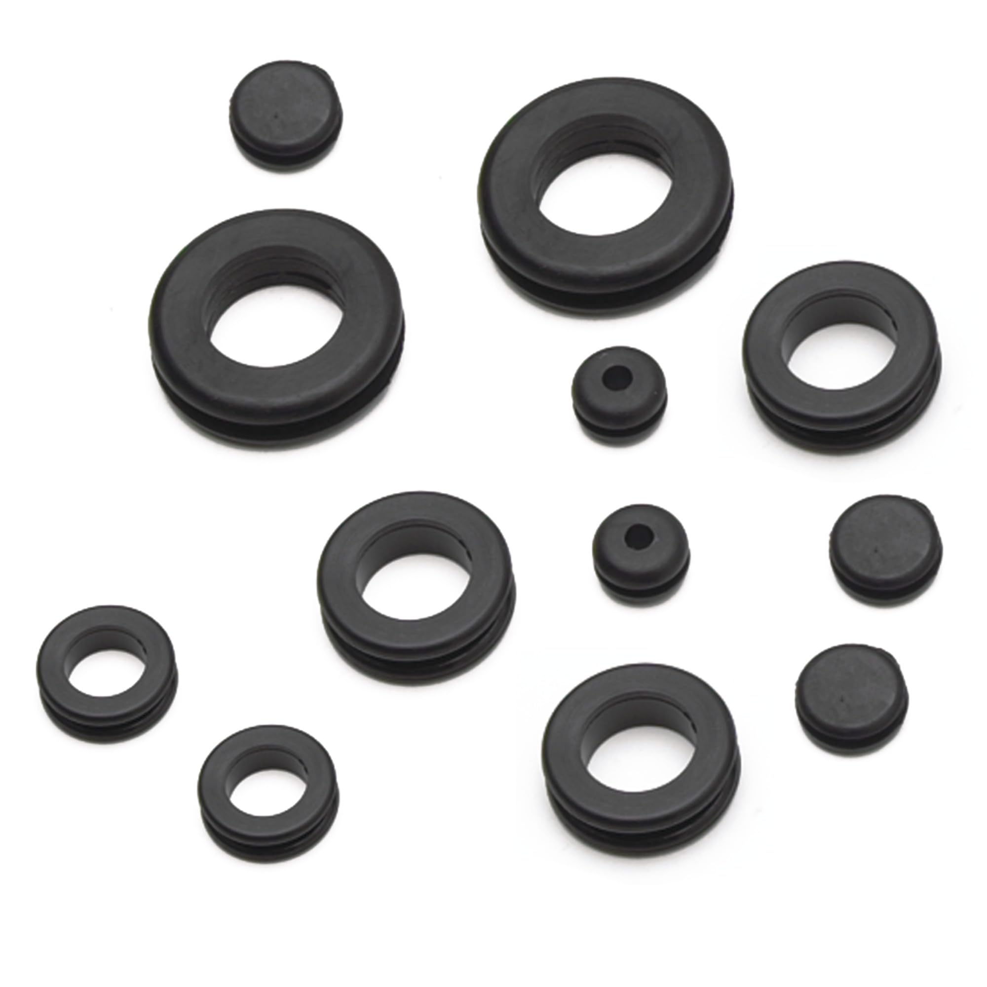 125pc Performance Tool W5214 Rubber Grommet Assortment in Organizer Case for Vehicle Maintenance and Repair in Auto Shops and Garages