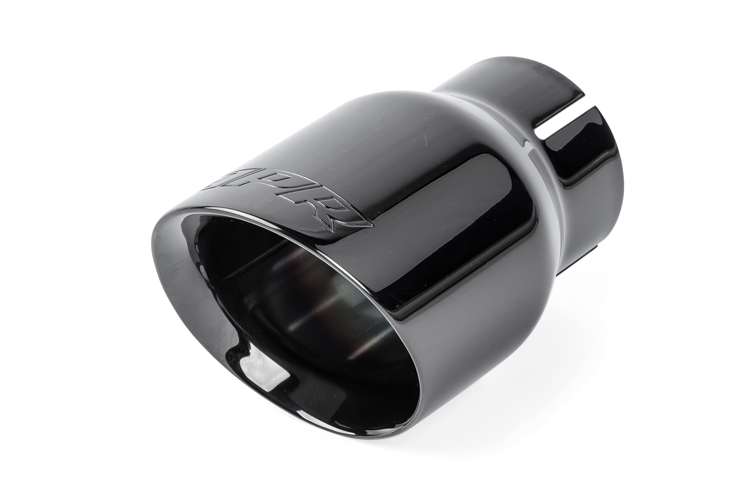Double-Walled APR TPK0008 3.5 in. Slash-Cut Tips Diamond Black - Set of 2