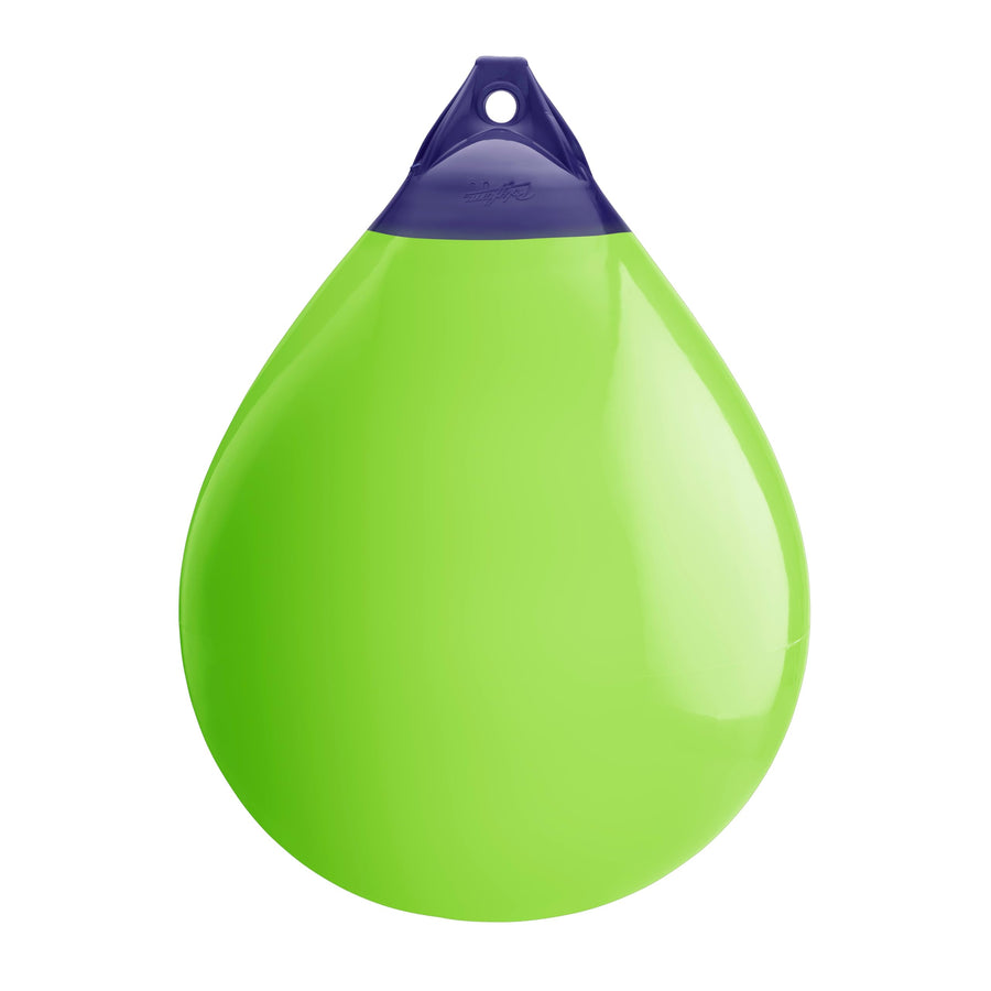 A-7 Standard Blue Ropehold Polyform Buoy - Lime