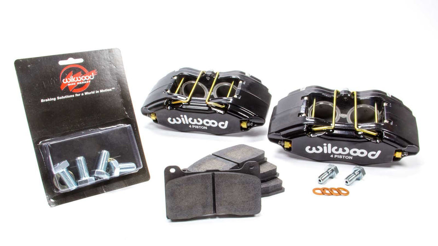 Brake Caliper and Pad Kit Wilwood 140-13029, Black, Front