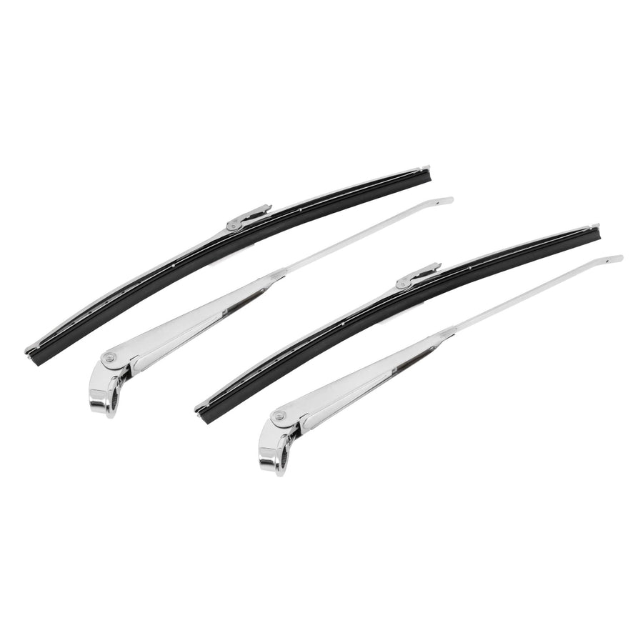 KIT-WIP-6 Scott Drake 1966-1968 Windshield Wiper Arm & Blade Polished Stainless