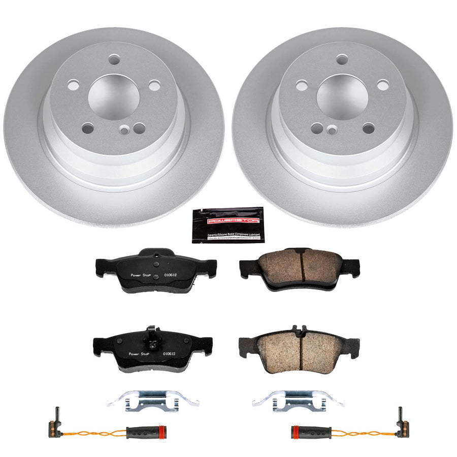 Power Stop Z23 Evolution Geomet Coated Brake Kit For Mercedes-Benz E500 2004-2006, E320 2003-2009 [Model Specific]