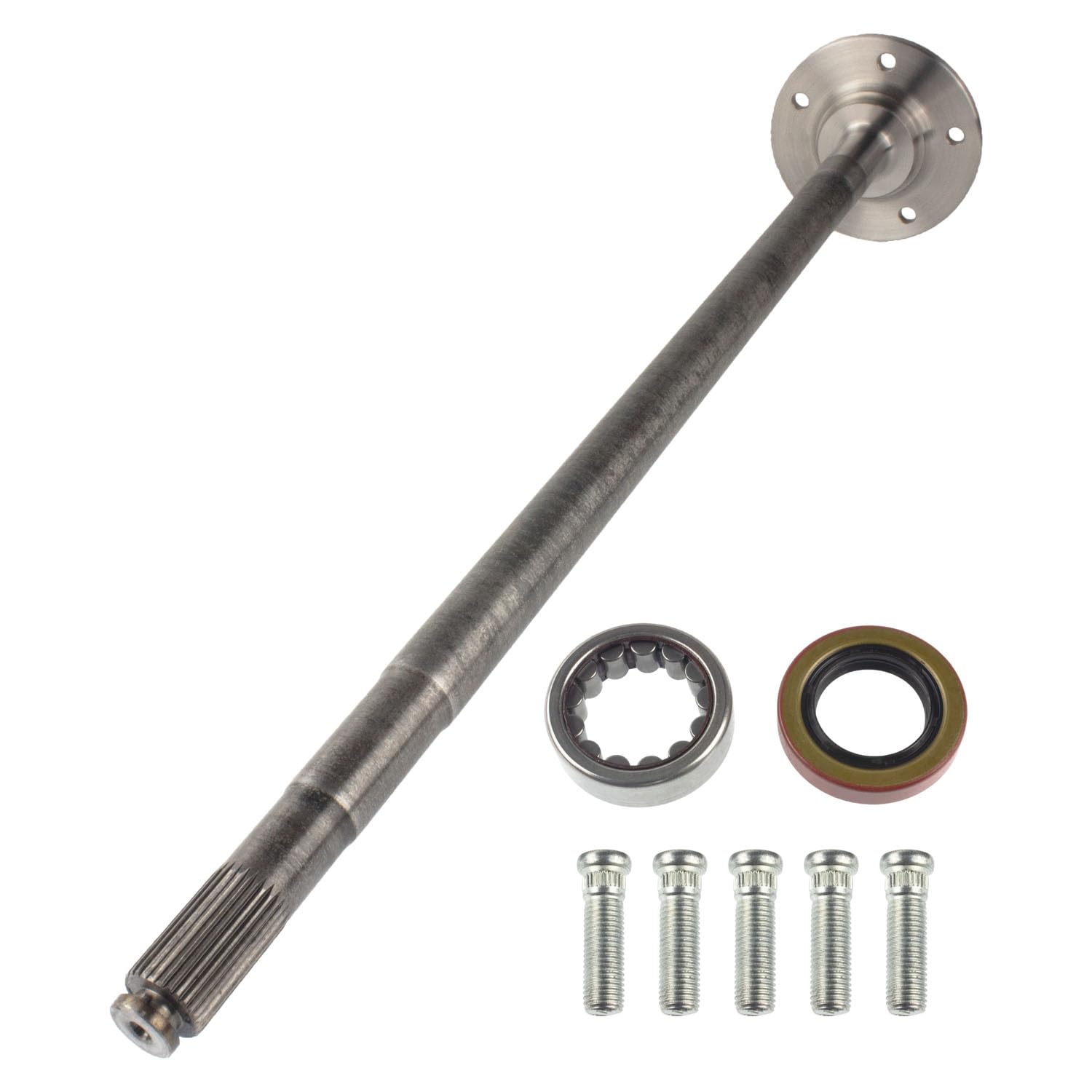 MG27136 TEN Factory Bolt Pattern Spline Drive Axle Shaft Assembly for GM 7.625, 28 Spline Details Left and Right Fits Chevrolet Camaro Pontiac Firebird Replaces 26059962 YA G26059962 92-25185 447-2343