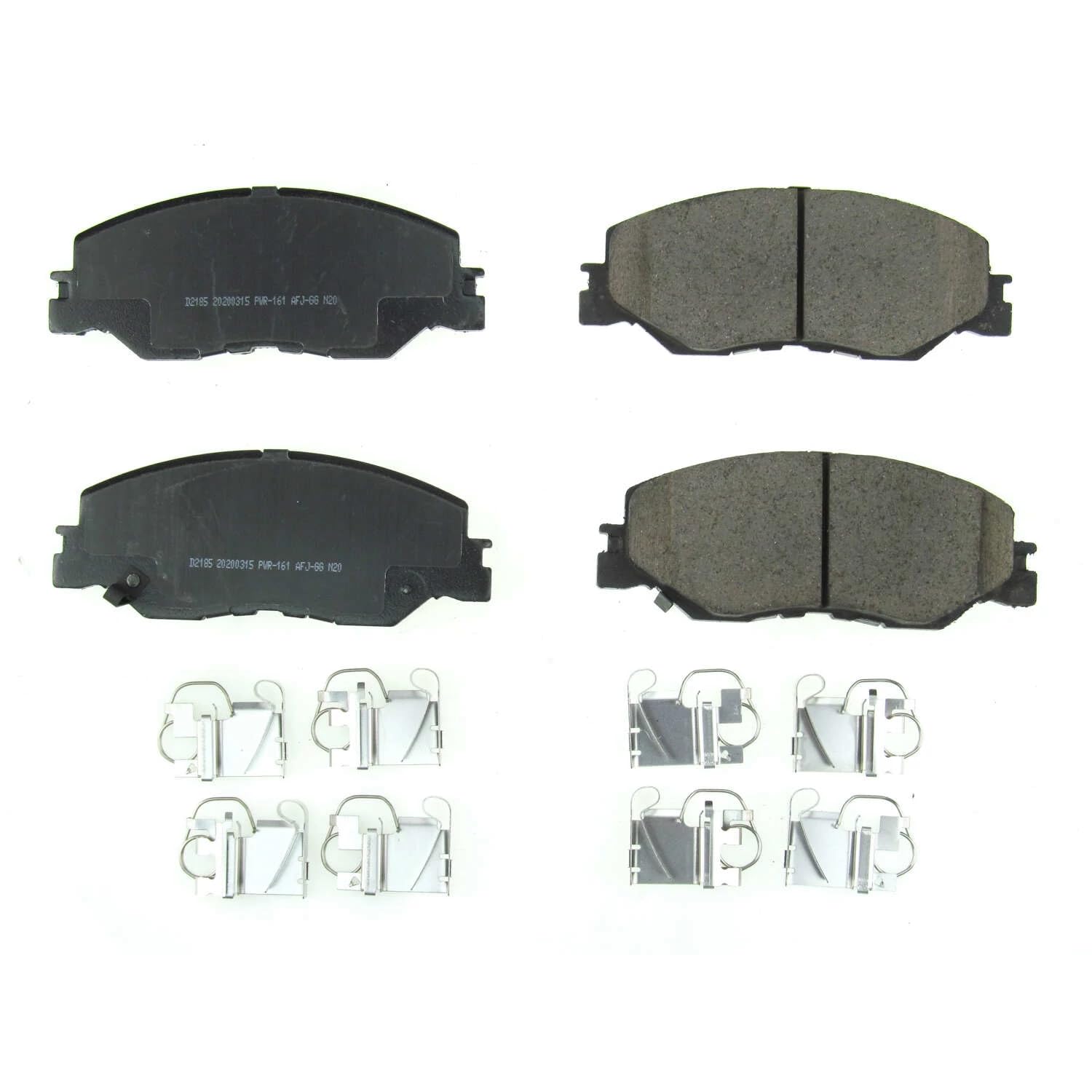Power Stop Front Brake Kit For Honda Insight 2019-22 | Honda Civic 2022-24 - Ceramic Brake Pads With Installation Hardware, 17-2185