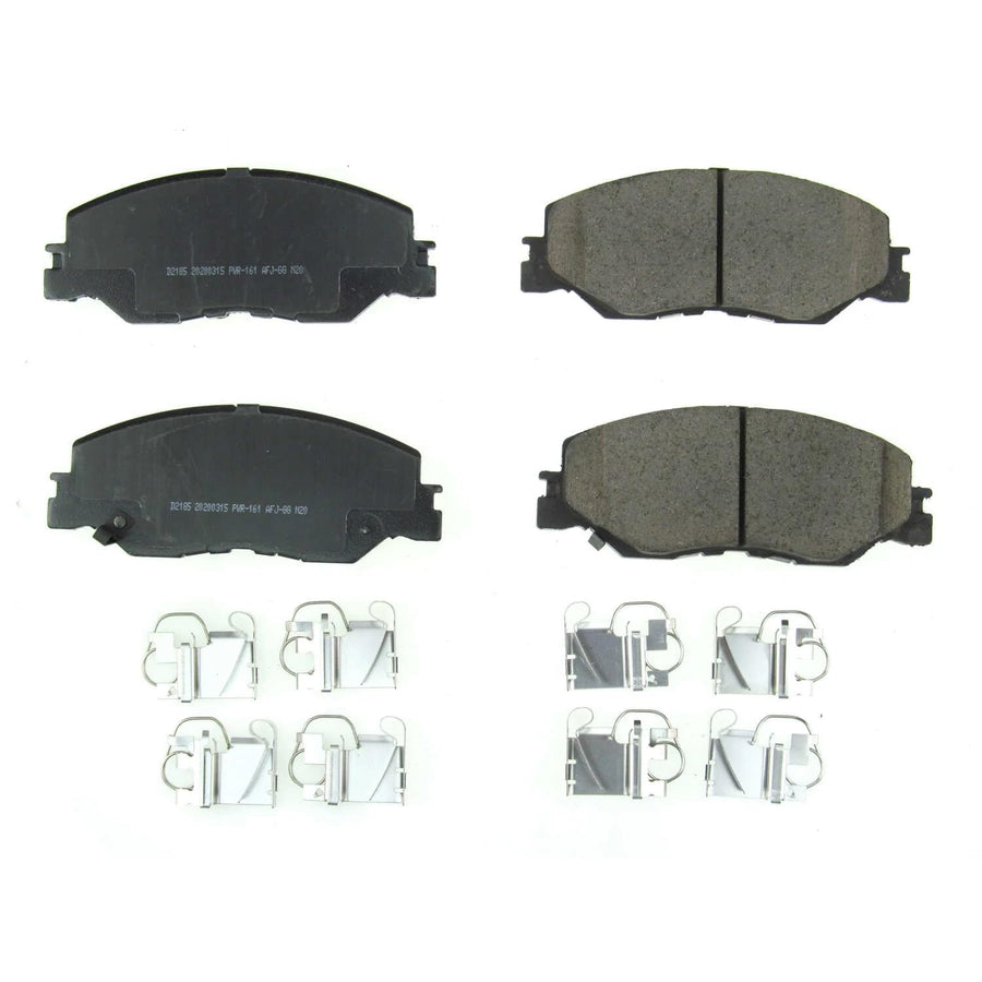 Power Stop Front Brake Kit For Honda Insight 2019-22 | Honda Civic 2022-24 - Ceramic Brake Pads With Installation Hardware, 17-2185