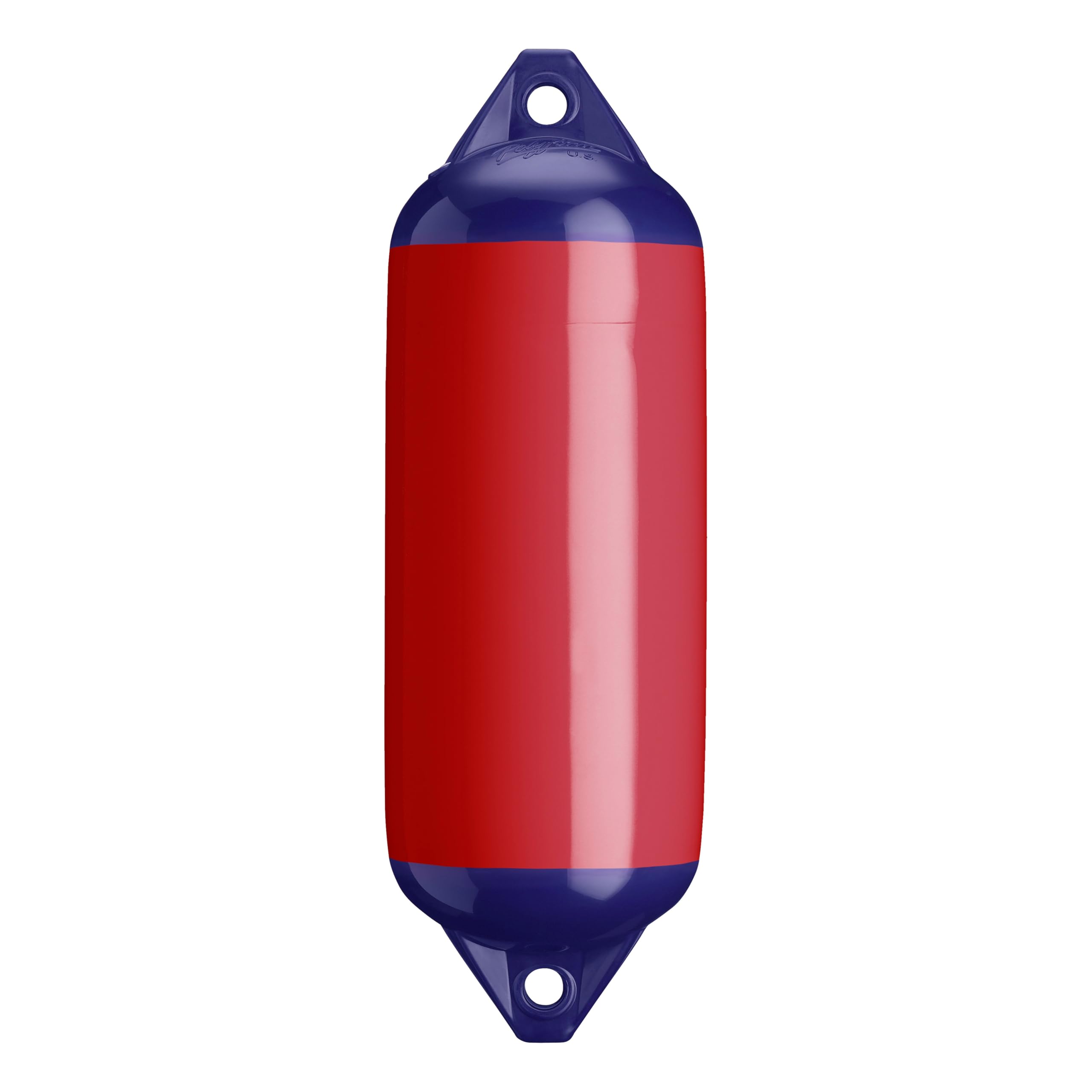 Polyform F-2 Standard Boat Fender F-Series - Classic Red Blue Ropehold