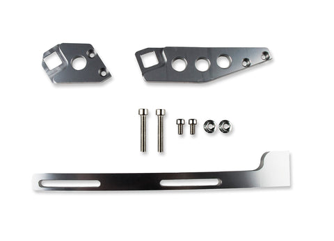 Sniper EFI Holley 870016 Cable Bracket Kit Silver