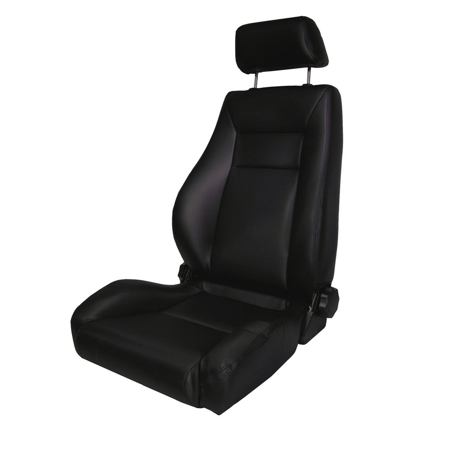 Ultra Seat, Front, Rugged Ridge, Reclinable, Black | 13404.01 | Fits 1976-2002 Jeep CJ & Wrangler YJ/TJ