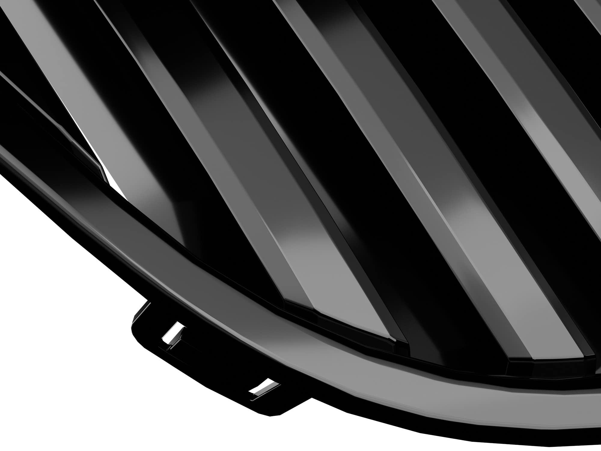 Vertical Front Hood Grille Armordillo USA 7147546 - Gloss Black 2011-2014 Chrysler 300/300C