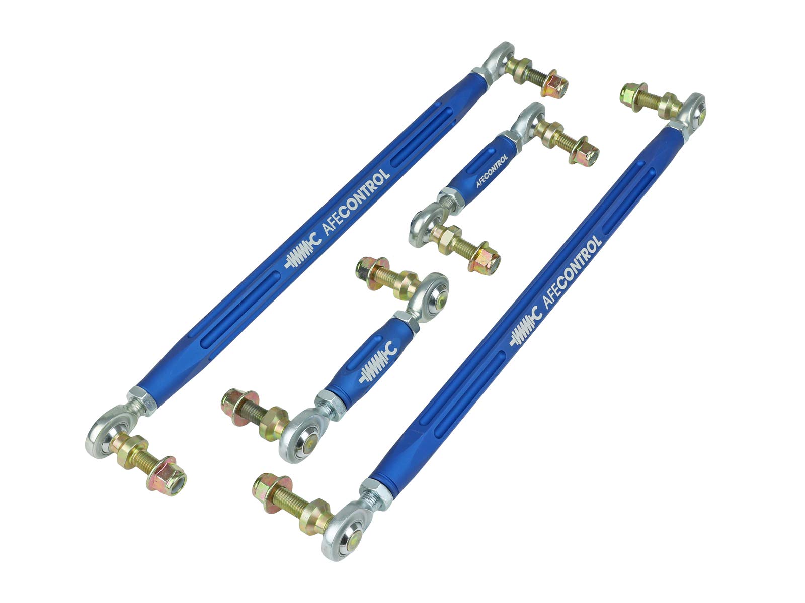 aFe CONTROL 442-721001-L aFe POWER Adjustable End Link Set, Blue, fits Toyota GR Supra