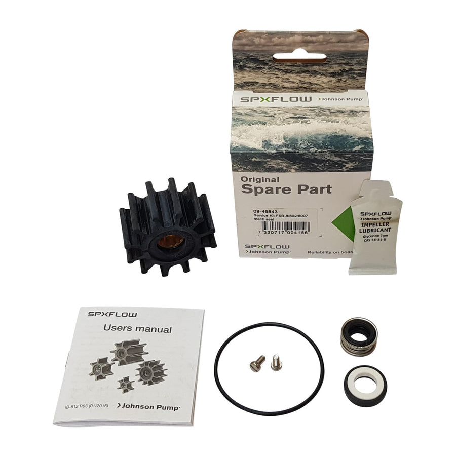 Service Kit Johnson Pump 09-46843 – F5B-8/802/8007 Pumps with Mechanical Seal – Fits 10-24571-13/15/52/54