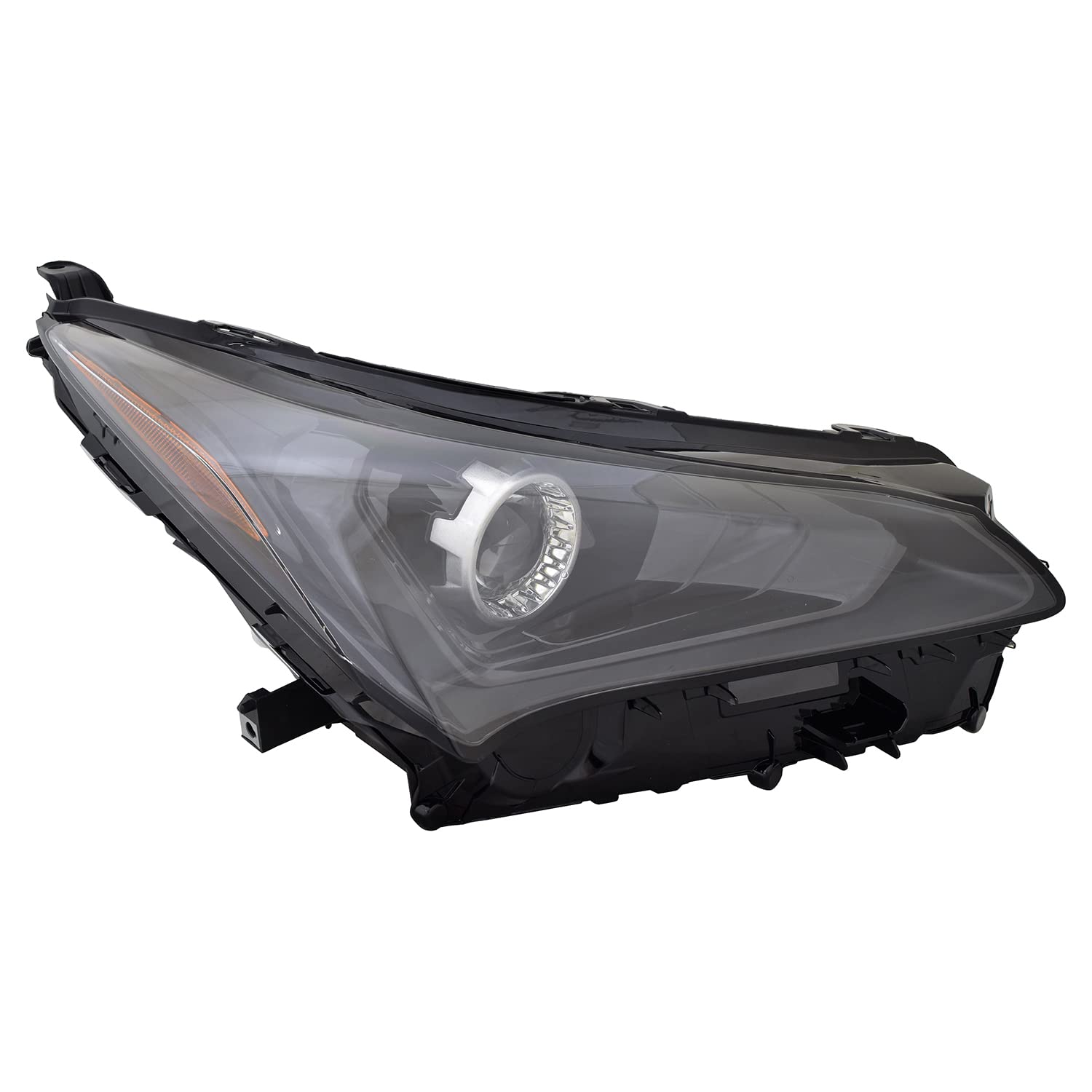 Right TYC Headlight Assembly Compatible with 2018-2021 Lexus NX300