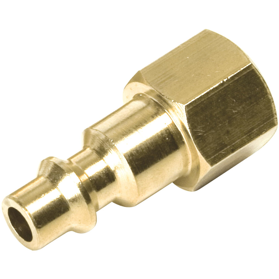 W3227 Performance Tool 1/4-Inch NPT Brass Plug with Female M-Type Threads and Small Fishbowl, US Patented Design