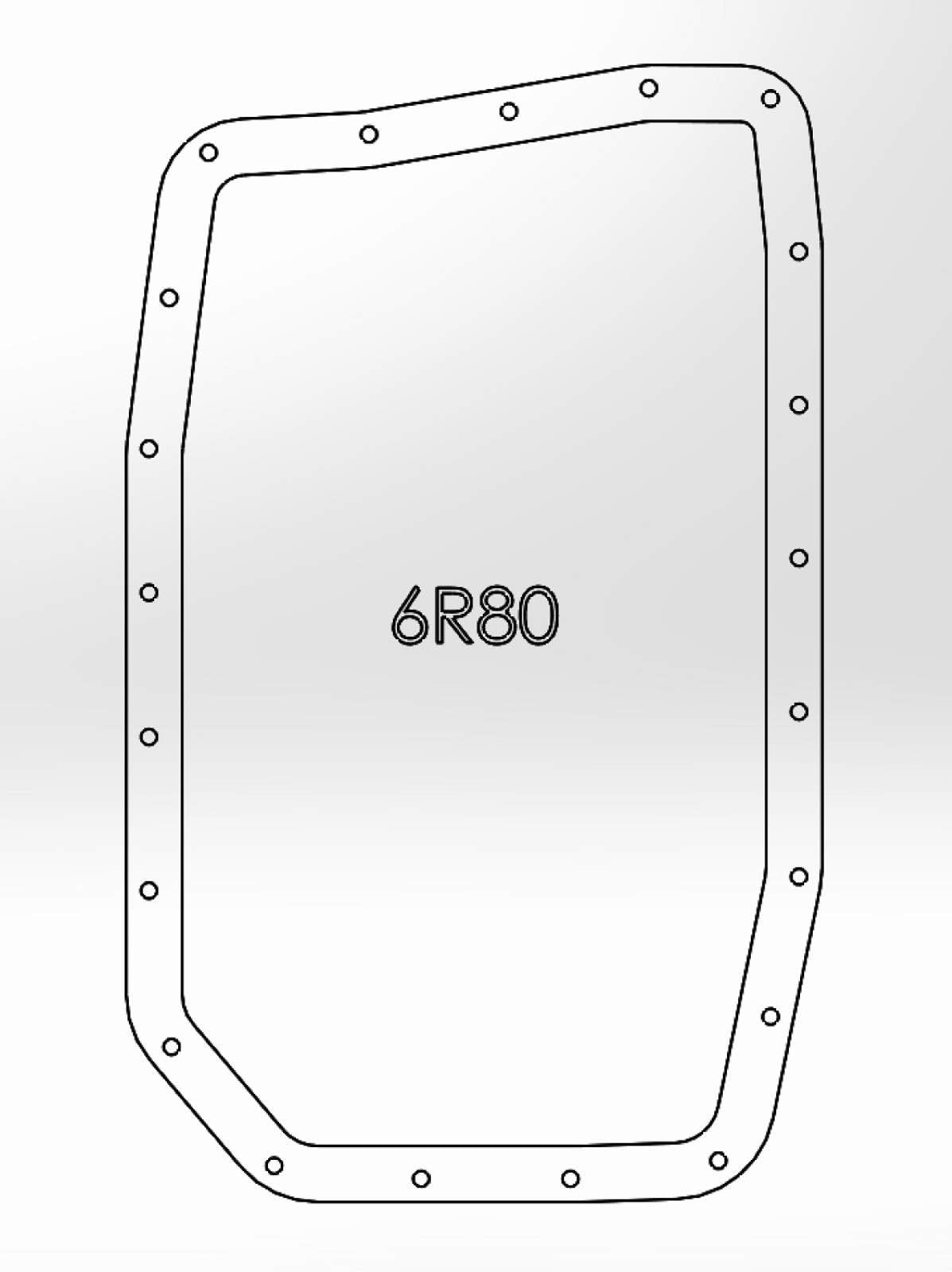 aFe Power 6R80 COV Trans Pan Ford Trucks, 09-15 2.7/3.5/5.0/6.2 Black Mach'd Fins Diff Covers 46-70172