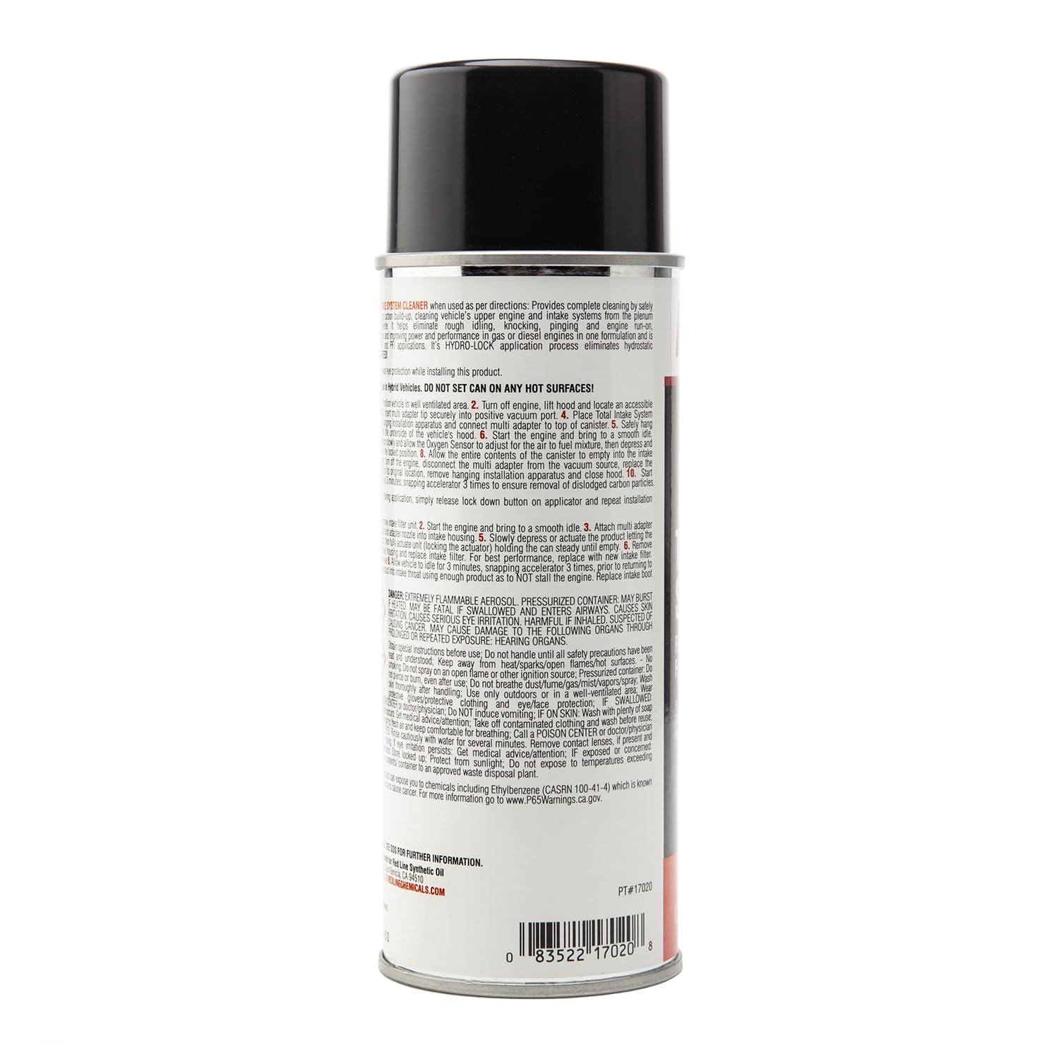Red Line 17020 Service Chemicals Total Intake System Cleaner, 12 Ounces (1 Pack)