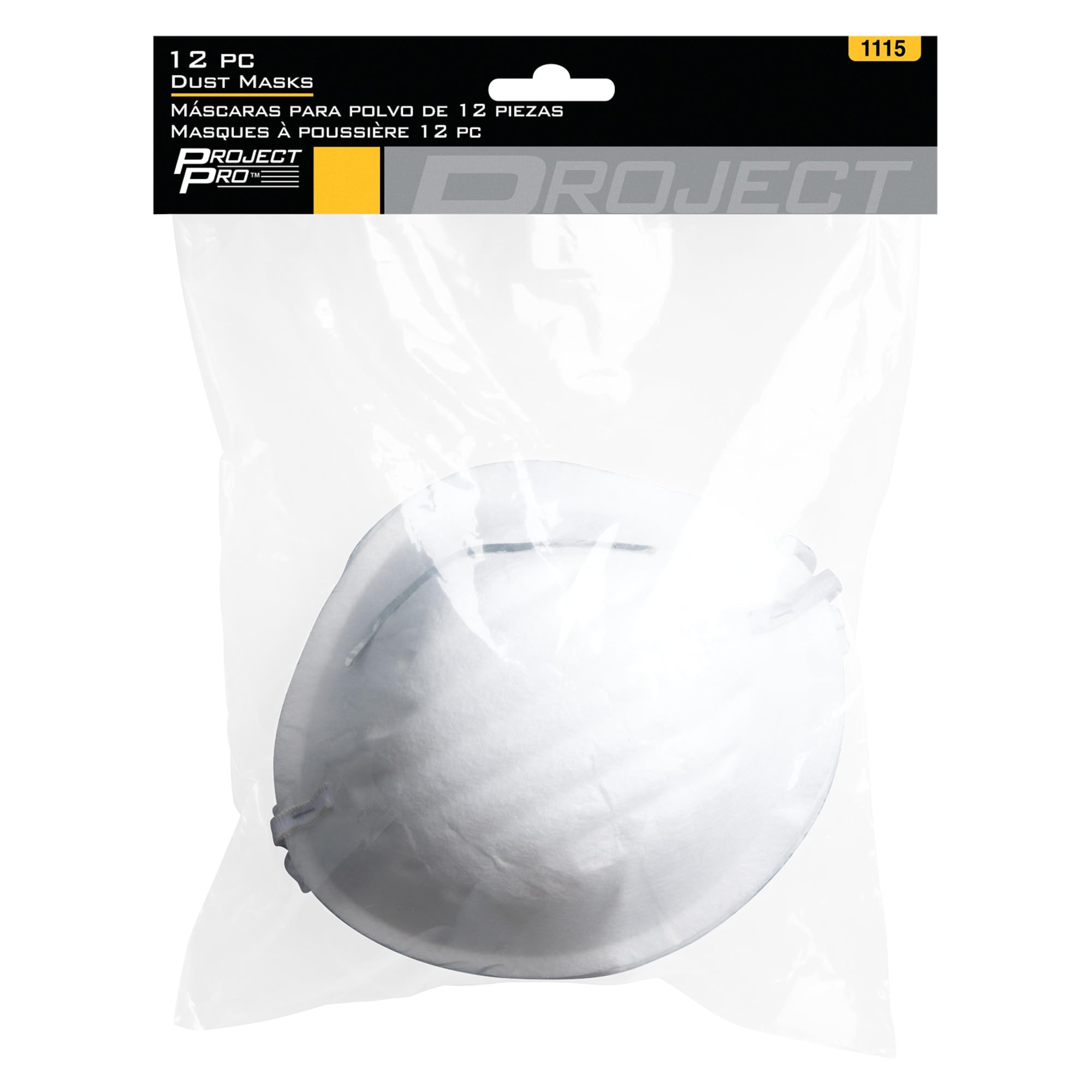 Adjustable Nose Piece Performance Tool 1115 Elastic Head Band Safety Glasses, Clear Lens