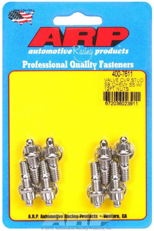 ARP 12-Point Stainless Steel Valve Cover Stud Kit 400-7611 - 8 Piece