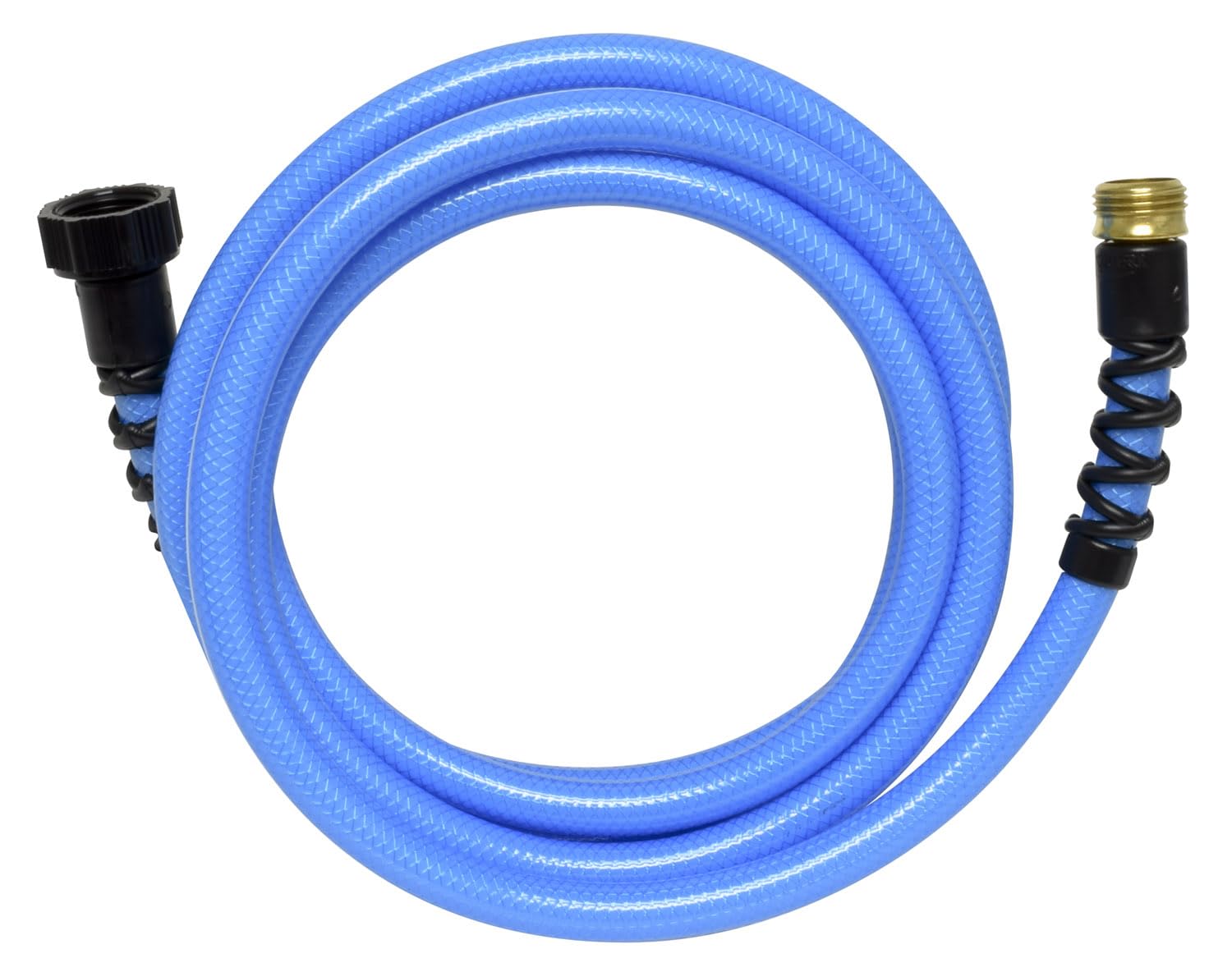 Valterra W01-8120 High Pressure AquaFresh Drinking Water Hose with Hose Savers - 1/2" x 10', Blue