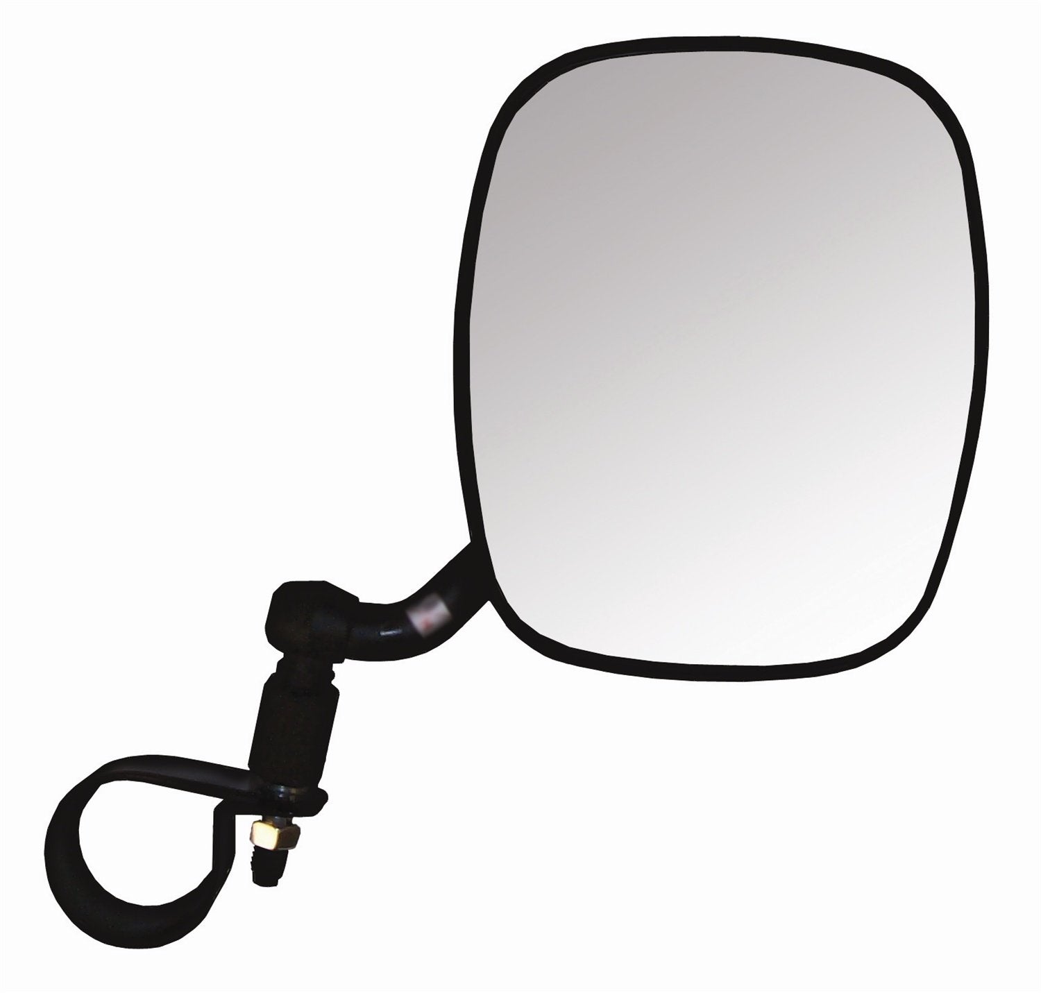 CIPA M38 UTV Side View Mirror (Black) - Passenger Side fits Rollcage diameters from 1-3/4" to 2"