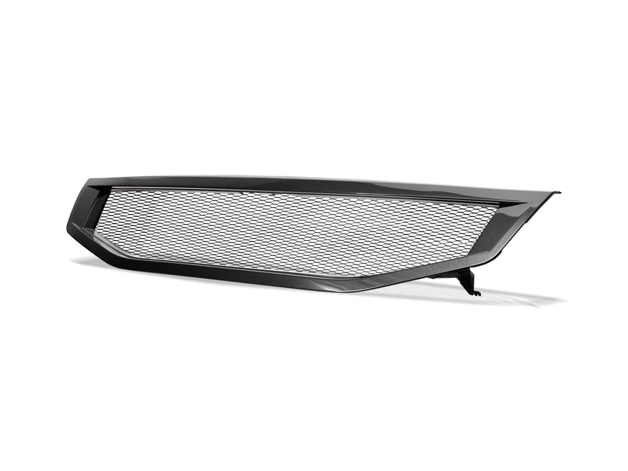 Mesh Grille Armordillo USA Fits 2011-2012 Honda Accord Sedan-Gloss Shell/Matte Black in