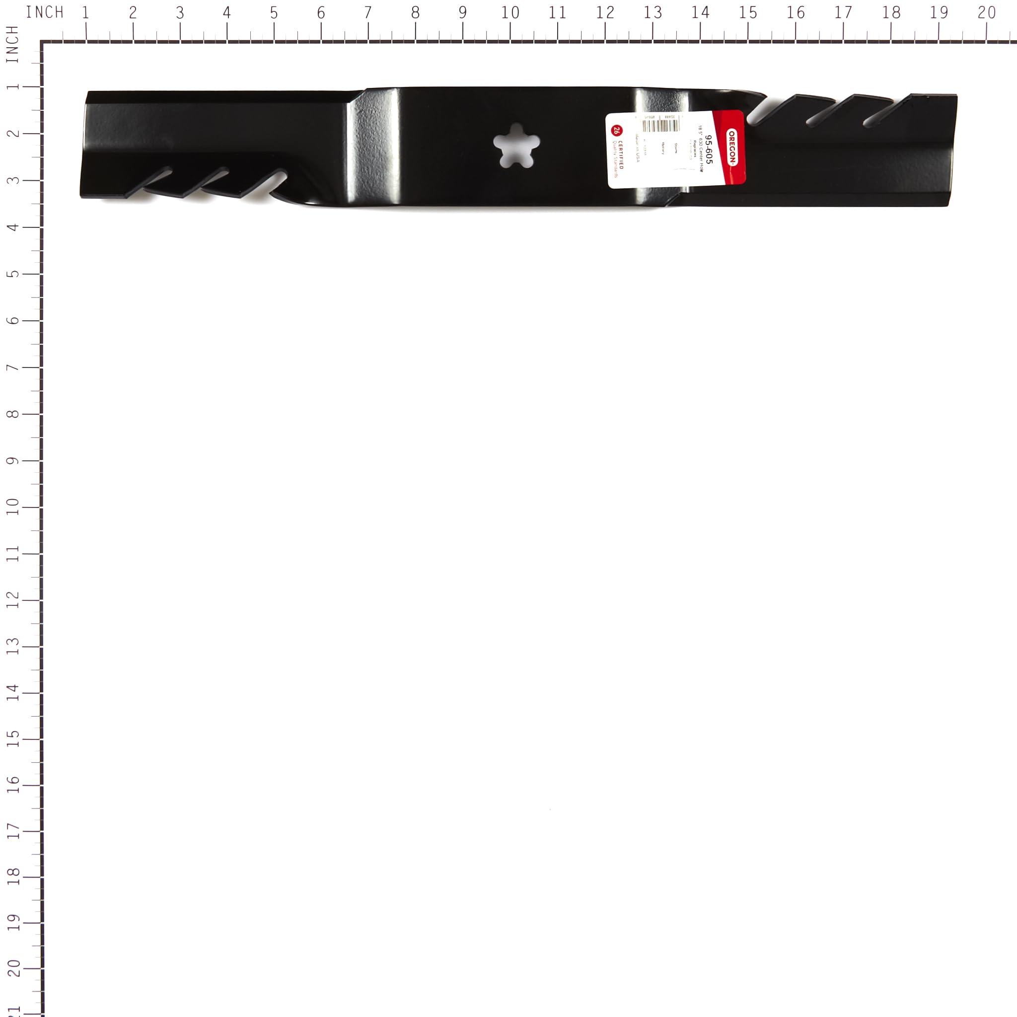 Oregon Gator G5 595-605 Lawn Mower Blade, 18-7/16-Inch, Replaces Poulan, Husqvarna, AYP and More
