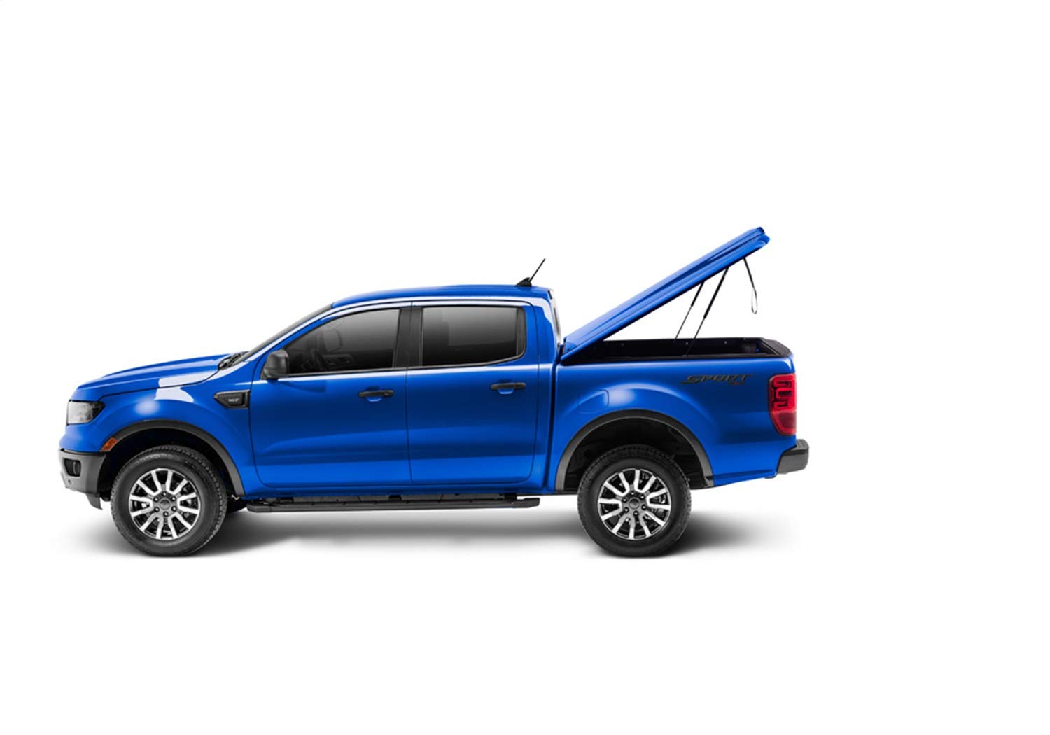 UnderCover Elite LX RealTruck One-Piece Truck Bed Tonneau Cover | UC2198L-EA | Fits 2019 - 2025 Ford Ranger (EA - Hot Pepper Red) 6' 1" Bed (72.7")