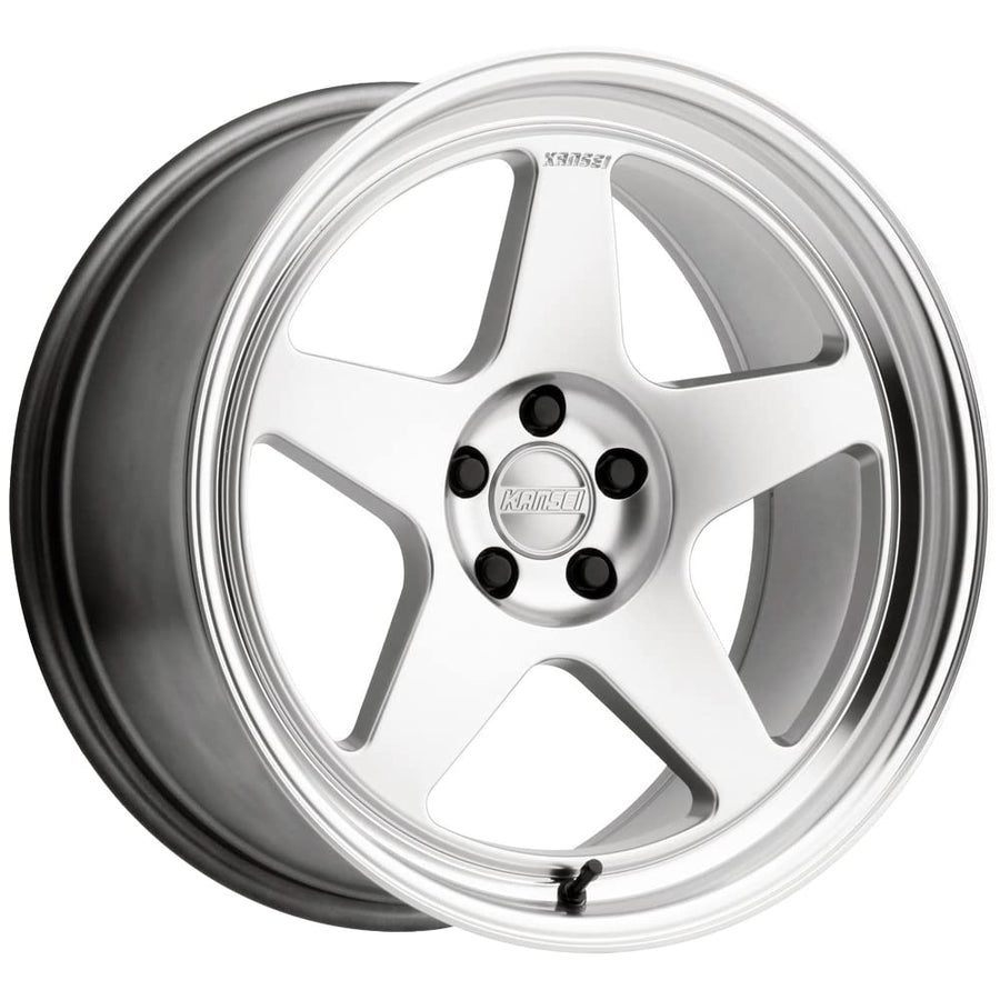 Kansei 18x9.5 KNP K12H 5x4.5" +22mm Silver Wheel Rim 18" Inch