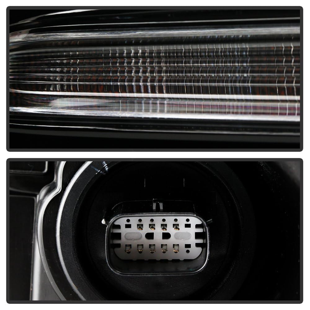 Dodge Charger 15-18 Spyder (POE) w/LED DRL Halogen Headlight - Low Beam-HB3(Not Included) ; High Beam-HB3(Not Included) - OE Right (No Side Logo)