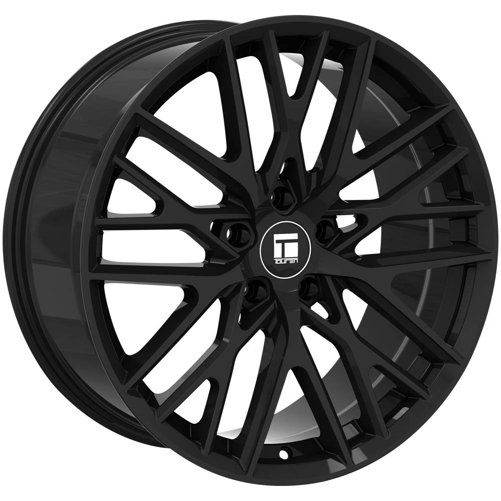 TR91 Touren Gloss Black Wheel with Alloy Steel (18 x 8. inches /108 x 108 mm, 35 mm Offset)