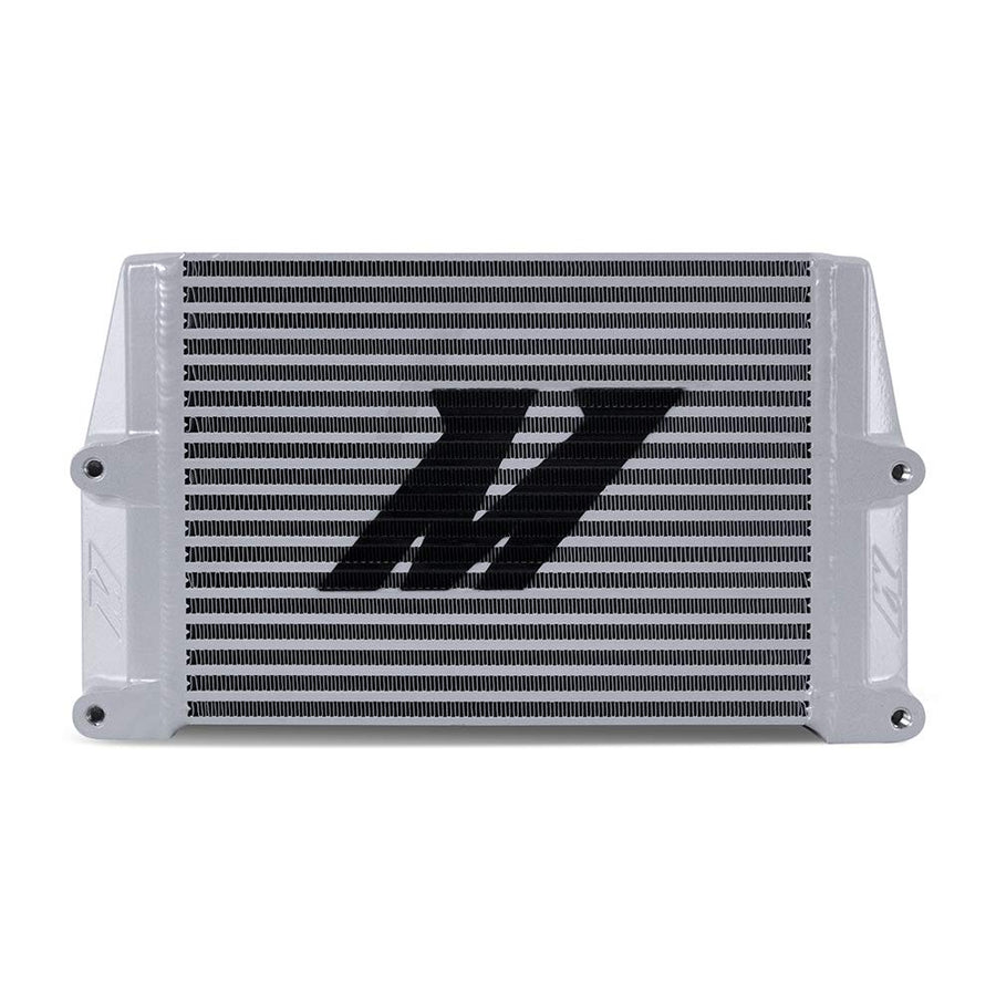 Mishimoto Universal Heavy-Duty Bar-and-Plate Oil Cooler, MMOC-SSO-10SL, 10" Core, Same-Side Outlets, Silver
