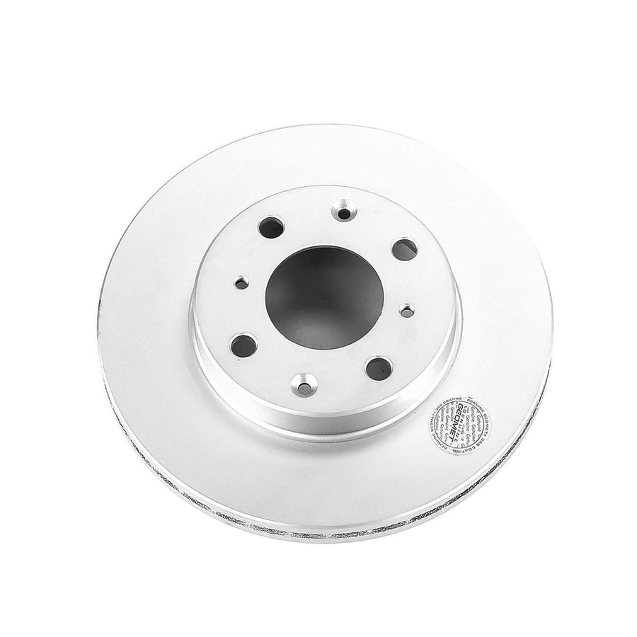 Power Stop Front JBR525EVC Genuine Geomet® Coated Brake Rotor For Honda CRX 1990-1991 Honda Civic 1990-2000 Honda Civic del Sol 1993-1997 [Vehicle Specific]