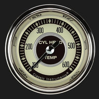 Nostalgia Classic Instruments 2-1/8" Cylinder Head Temperature Gauge NT197SHC