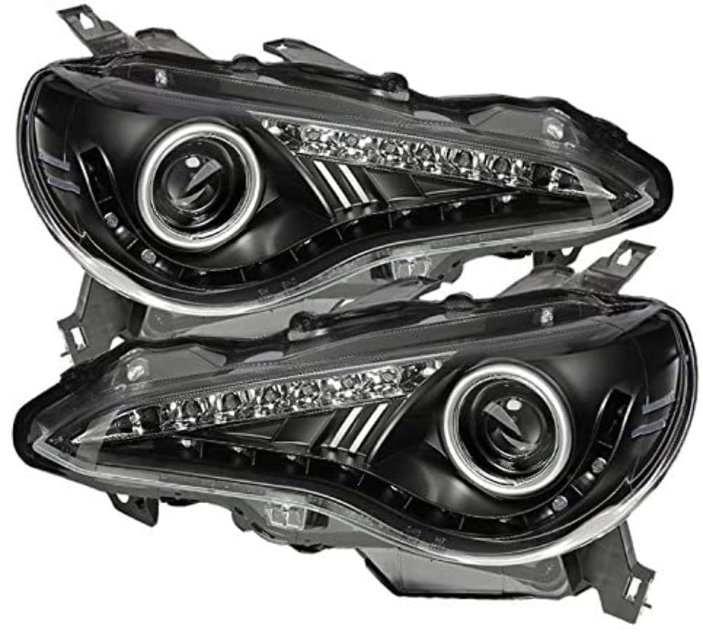 Auto Spyder 5075475 Projector Style Headlights Black/Clear